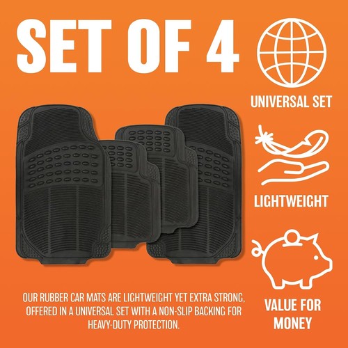 4pcs black heavy duty - black,
